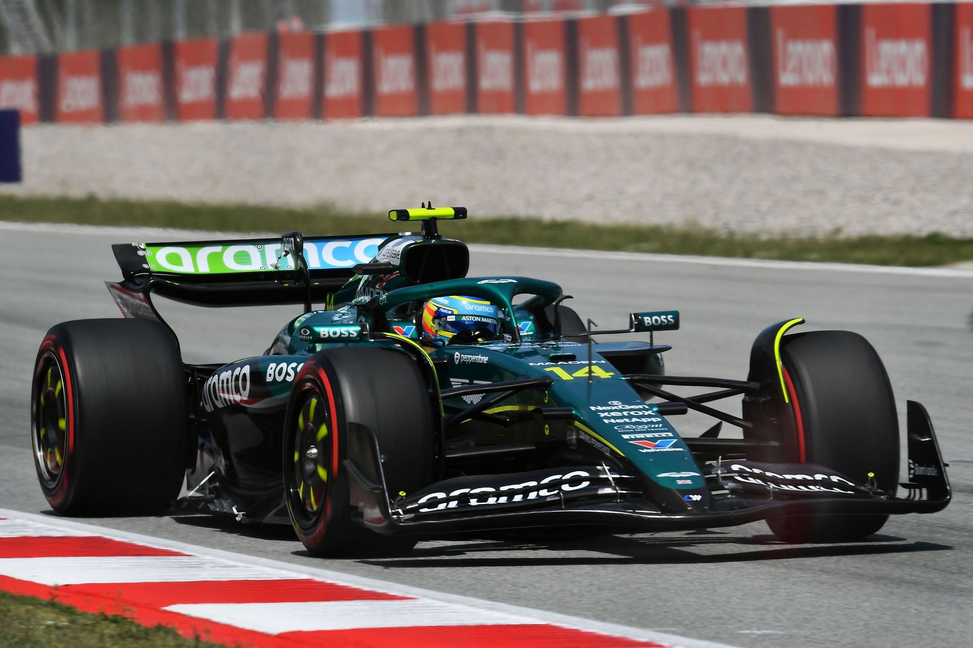 Fernando Alonso during the Spanish GP - Source: Getty